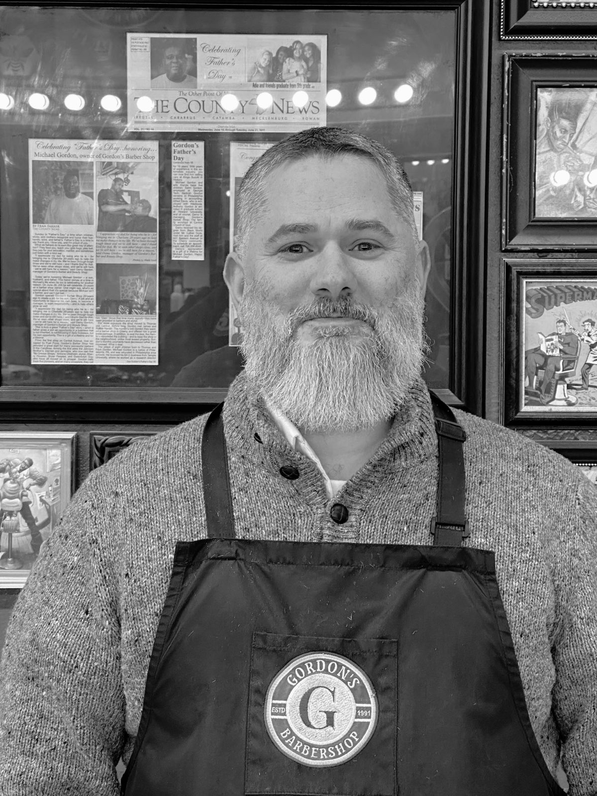 Portrait of Master Barber Mr. McGinn